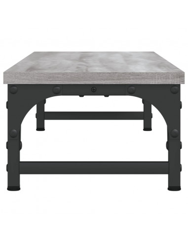 Supporto Monitor Grigio Sonoma 85x23x15,5 cm Legno Multistrato