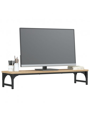 Supporto Monitor Rovere Sonoma 85x23x15,5 cm Legno Multistrato