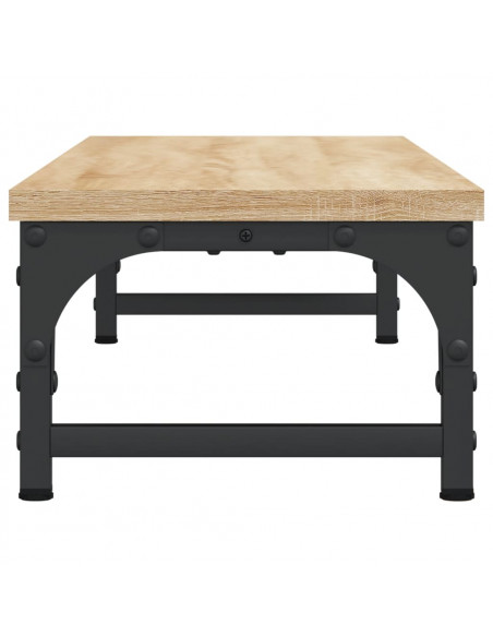 Supporto Monitor Rovere Sonoma 85x23x15,5 cm Legno Multistrato
