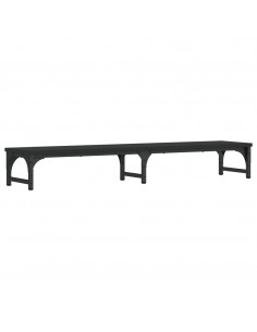 Supporto per Monitor Nero 105x23x15,5 cm Legno Multistrato 2