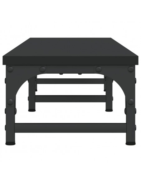 Supporto per Monitor Nero 105x23x15,5 cm Legno Multistrato