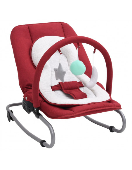 Sdraietta per Neonato Rosso in Acciaio