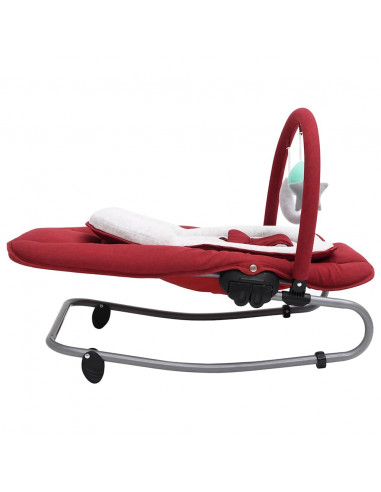 Sdraietta per Neonato Rosso in Acciaio