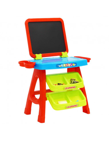 Set da Gioco 3-1 per Bambini con Cavalletto e Scrivania