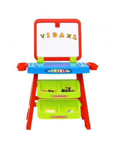 Set da Gioco 3-1 per Bambini con Cavalletto e Scrivania