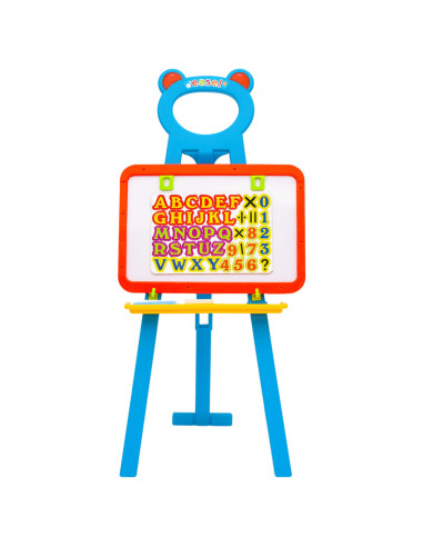 Cavalletto 2-1 per Bambini con Lavagna Nera e Lavagna Bianca