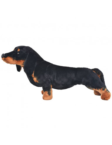 Cane Bassotto in Peluche in Piedi Nero XXL