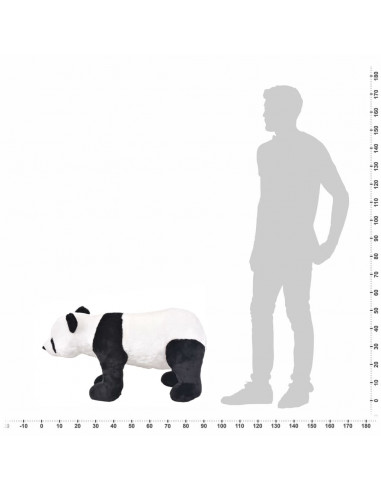 Panda in Peluche in Piedi Nero e Bianco XXL