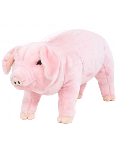 Maialino in Peluche in Piedi Rosa XXL