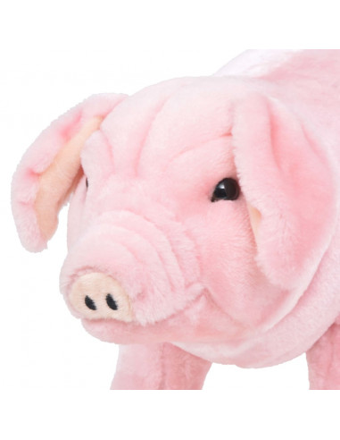 Maialino in Peluche in Piedi Rosa XXL