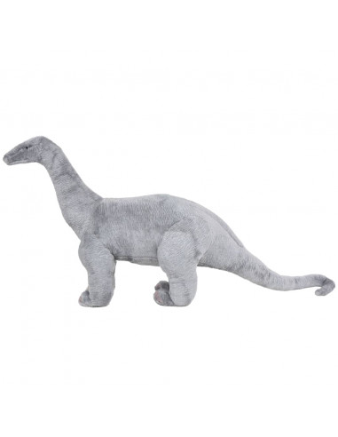 Dinosauro Brachiosaurus in Peluche in Piedi Grigio XXL