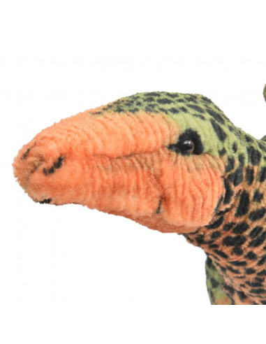 Dinosauro Stegosaurus in Peluche in Piedi Verde e Arancione XXL