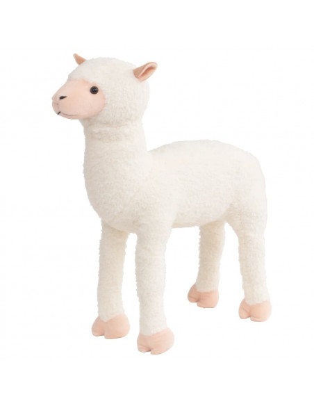 Alpaca in Peluche in Piedi Bianco XXL