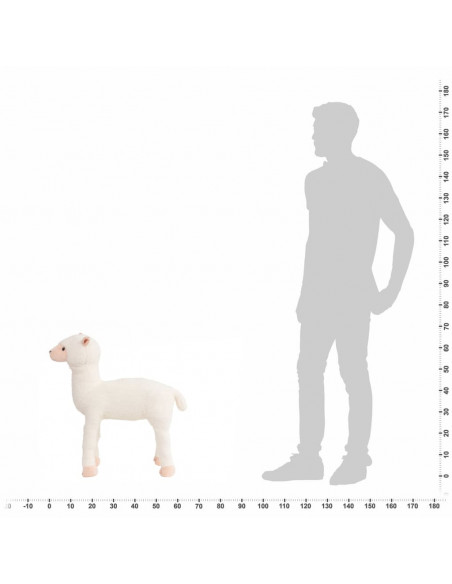 Alpaca in Peluche in Piedi Bianco XXL