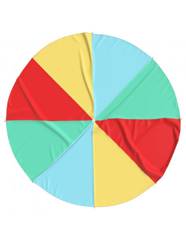 Paracadute da Gioco per Bambini Ø3,5 m in Tessuto