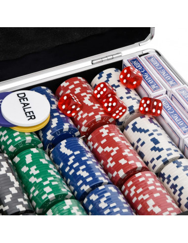Set di Fiches da Poker 600 pz 11,5 g