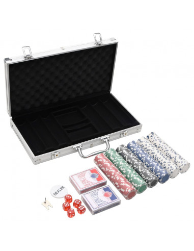 Set di Fiches da Poker 300 pz 11,5 g