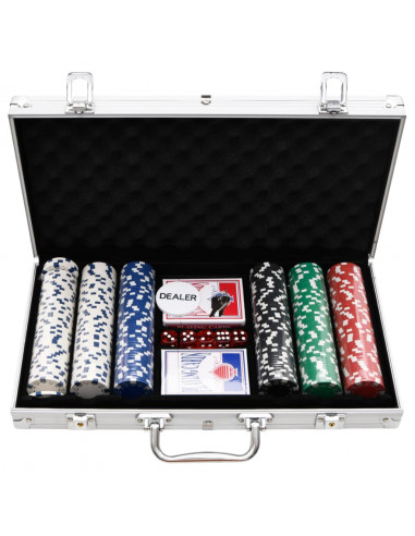 Set di Fiches da Poker 300 pz 11,5 g