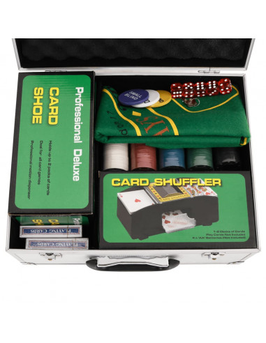 Set di Fiches da Poker 300 pz 4 g