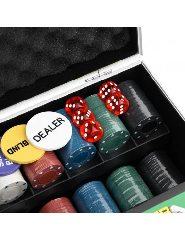 Set di Fiches da Poker 300 pz 4 g