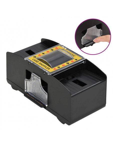 Mescolatore Automatico di Carte Nero 2 Mazzi