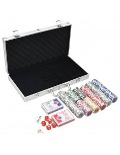 Set di Fiches da Poker 300 pz 11,5 g 2