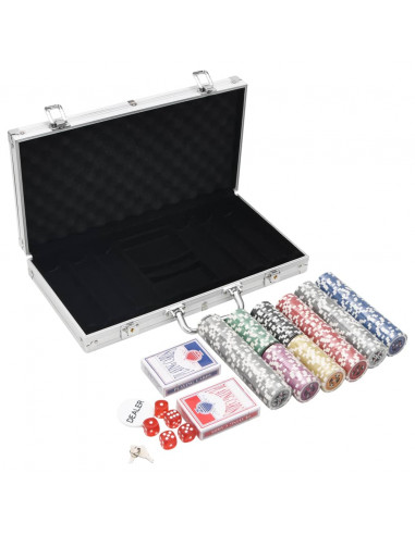 Set di Fiches da Poker 300 pz 11,5 g