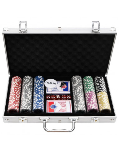 Set di Fiches da Poker 300 pz 11,5 g