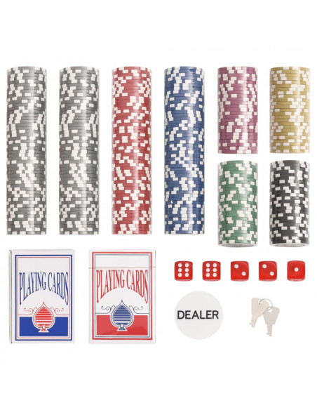 Set di Fiches da Poker 300 pz 11,5 g