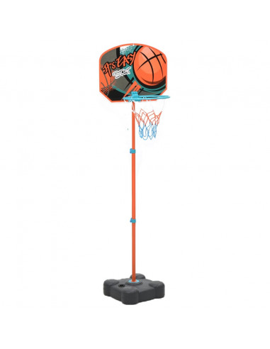 Set Gioco da Basket Portatile Regolabile 109-141 cm