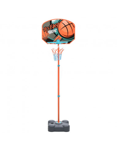 Set Gioco da Basket Portatile Regolabile 109-141 cm