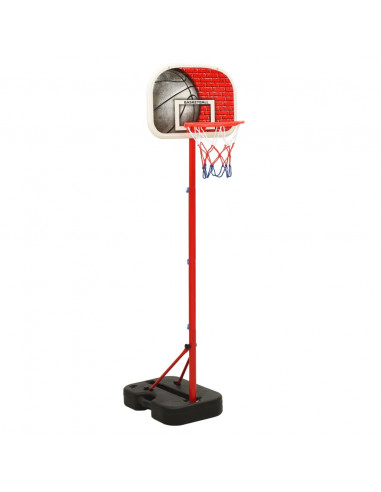 Set Gioco da Basket Portatile Regolabile 138,5-166 cm