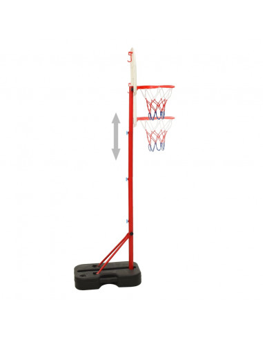 Set Gioco da Basket Portatile Regolabile 138,5-166 cm