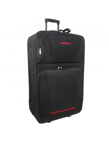 Set da Viaggio Trolley e Borse 5 pz Nero