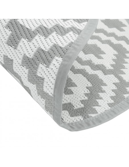 Tappeto da Esterno Grigio Ø200 cm in PP
