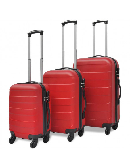 Set Trolley 3 pz Rosso
