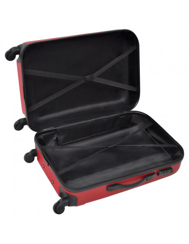 Set Trolley 3 pz Rosso