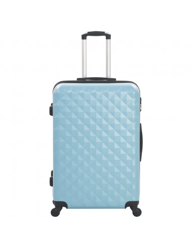 Set Trolley a Custodia Rigida 3 pz Blu in ABS