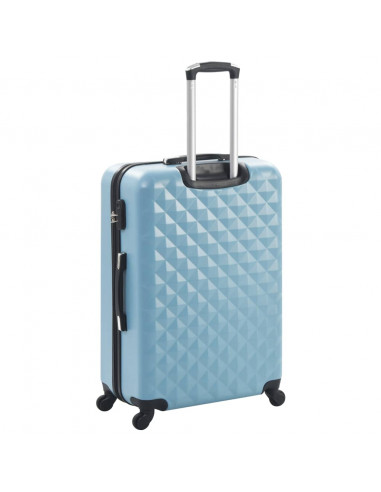 Set Trolley a Custodia Rigida 3 pz Blu in ABS