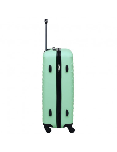 Set Valigie Trolley a Custodia Rigida 3 pz Menta in ABS