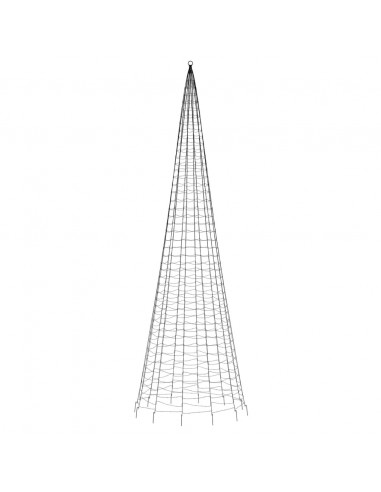 Illuminazione Albero di Natale su Pennone 1534LED Blu 500cm