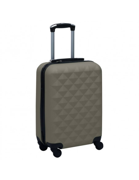 Set Valigie Trolley a Custodia Rigida 2 pz Antracite in ABS