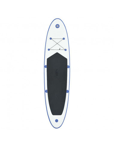 Set Tavola da SUP e Surf Gonfiabile Blu e Bianco