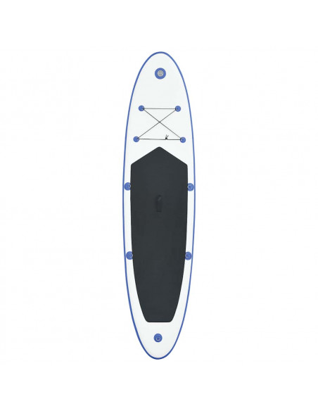 Set Tavola da SUP e Surf Gonfiabile Blu e Bianco