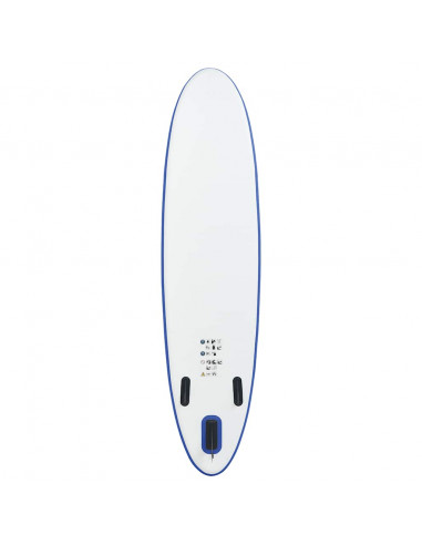 Set Tavola da SUP e Surf Gonfiabile Blu e Bianco