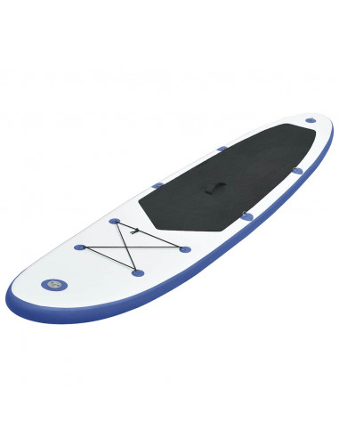 Set Tavola da SUP e Surf Gonfiabile Blu e Bianco