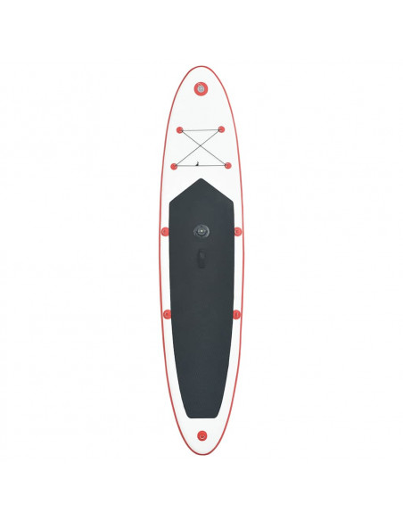 Set Tavola Gonfiabile da SUP con Vela Rosso e Bianco