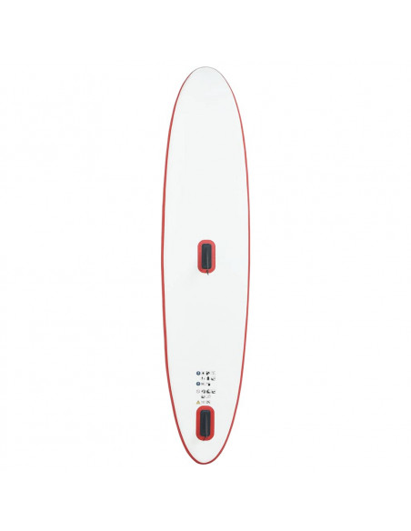 Set Tavola Gonfiabile da SUP con Vela Rosso e Bianco