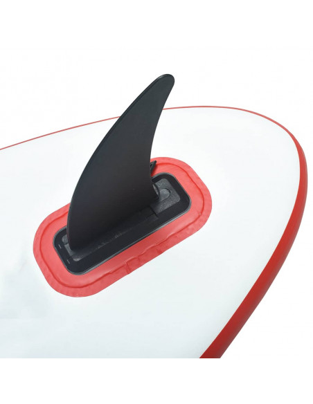 Set Tavola Gonfiabile da SUP con Vela Rosso e Bianco