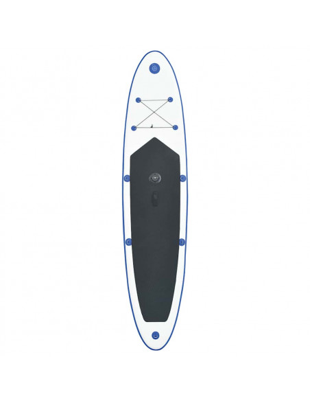 Set Tavola Gonfiabile da SUP con Vela Blu e Bianco
